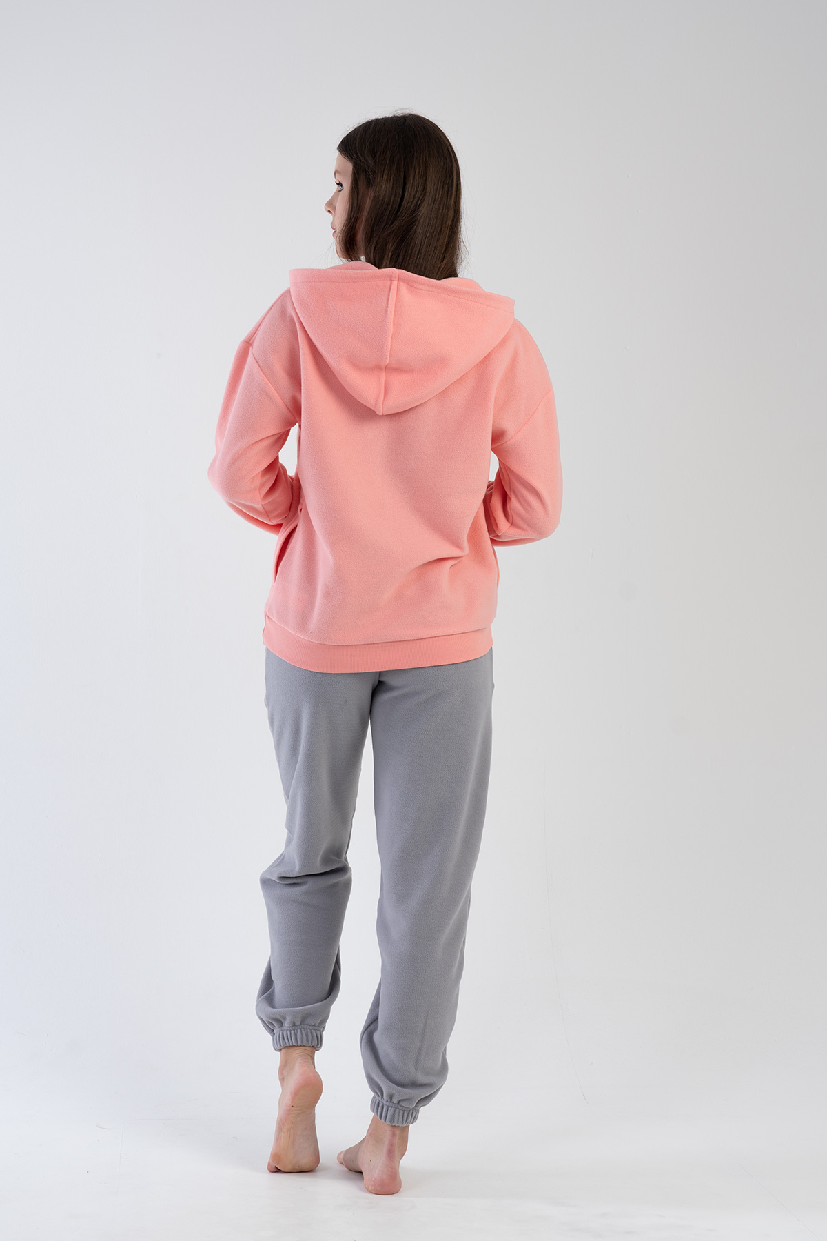 Woman Fleece Butterfly Pyjama Set Woman Fleece Butterfly Pyjama Set