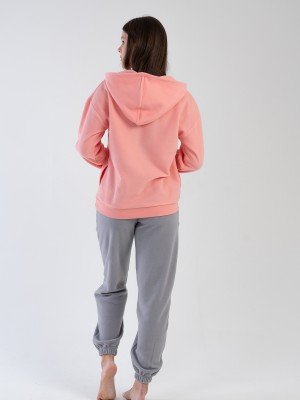 Woman Fleece Butterfly Pyjama Set Woman Fleece Butterfly Pyjama Set