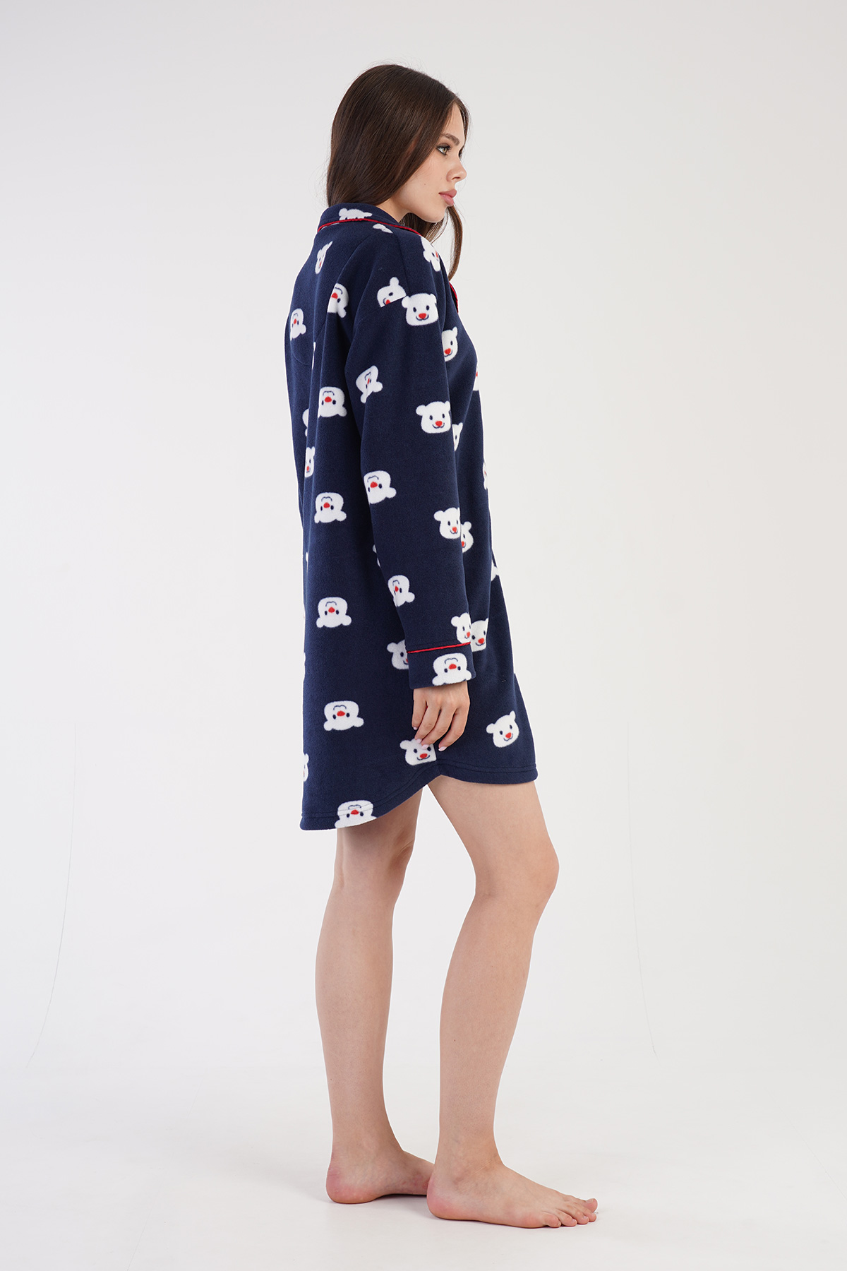 Woman Fleece Sweet Bear Tunic Woman Fleece Sweet Bear Tunic
