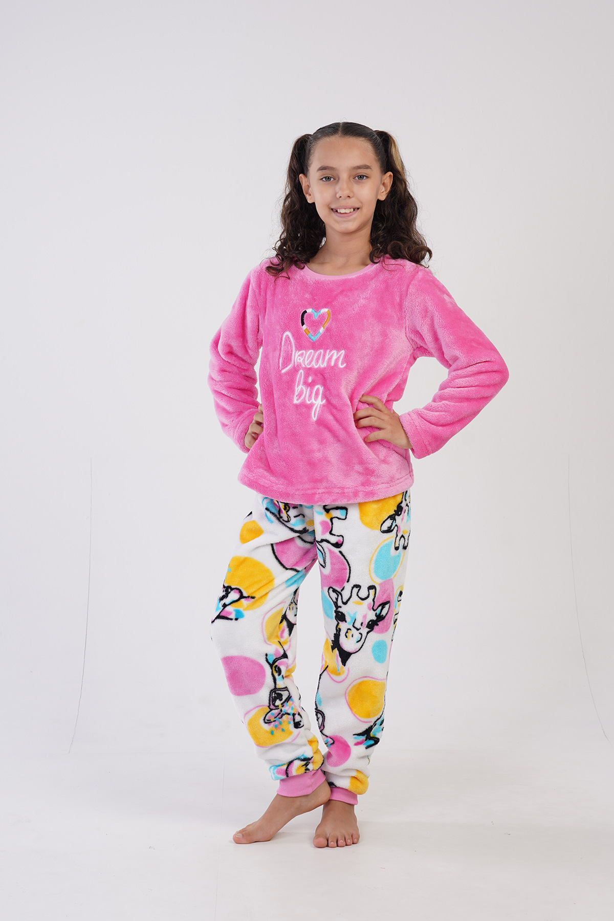 Kis' Girl Soft Fleece Dream Big Pyjama Set Kis' Girl Soft Fleece Dream Big Pyjama Set