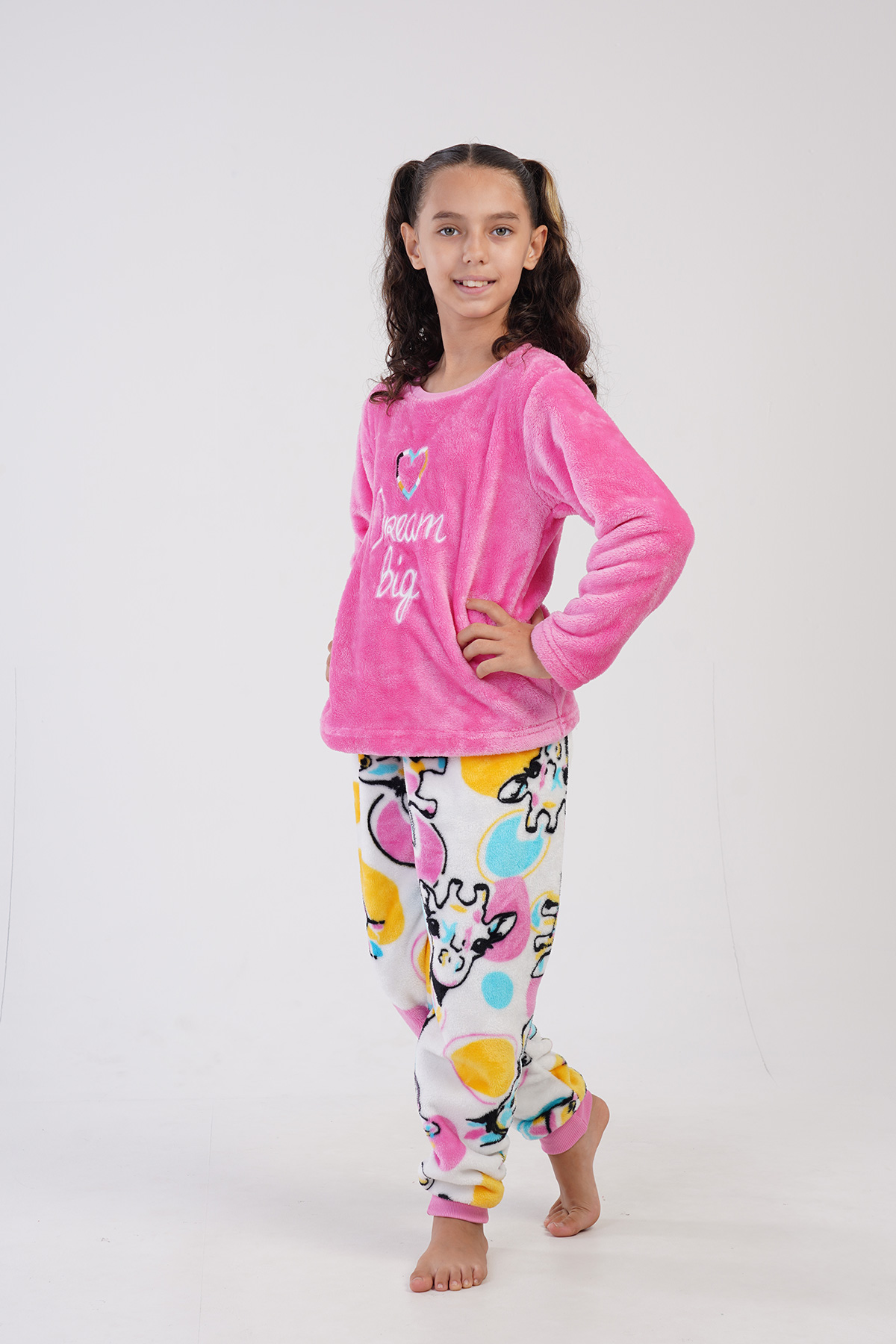 Kis' Girl Soft Fleece Dream Big Pyjama Set Kis' Girl Soft Fleece Dream Big Pyjama Set