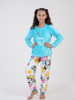 Kis' Girl Soft Fleece Dream Big Pyjama Set Kis' Girl Soft Fleece Dream Big Pyjama Set