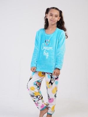 Kis' Girl Soft Fleece Dream Big Pyjama Set Kis' Girl Soft Fleece Dream Big Pyjama Set