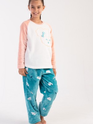 Kids' Girl Aqua Pyjama Set Kids' Girl Aqua Pyjama Set