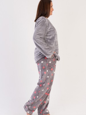 Woman Soft Fleece All Day Pyjama Set Woman Soft Fleece All Day Pyjama Set