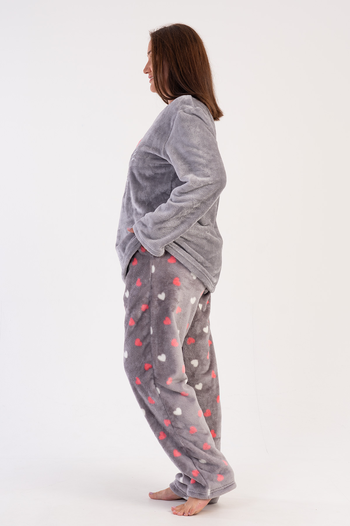 Woman Soft Fleece All Day Pyjama Set Woman Soft Fleece All Day Pyjama Set