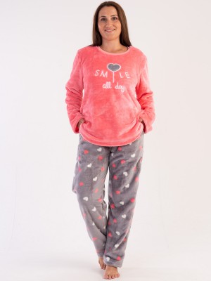 Woman Soft Fleece All Day Pyjama Set Woman Soft Fleece All Day Pyjama Set