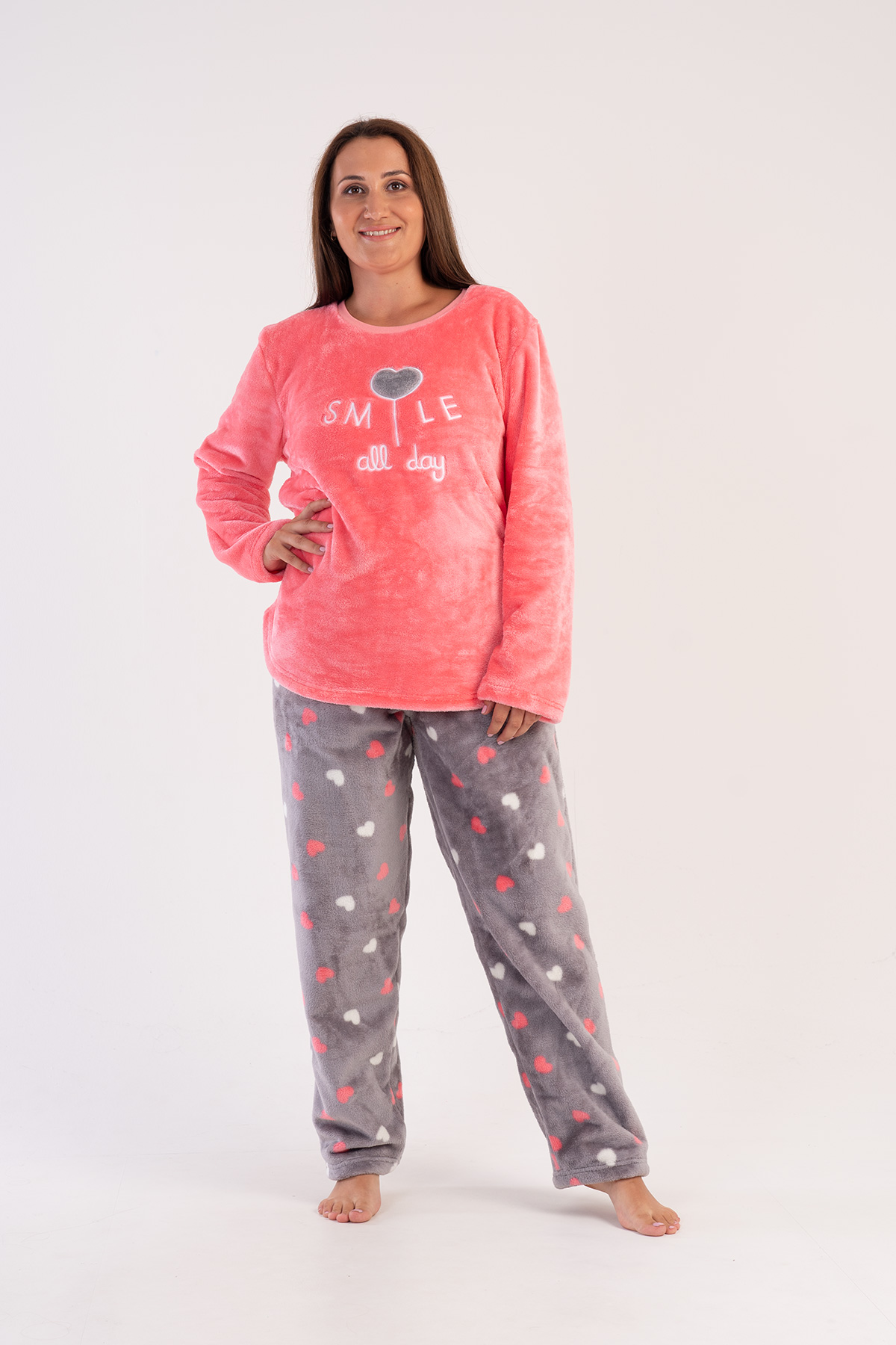 Woman Soft Fleece All Day Pyjama Set Woman Soft Fleece All Day Pyjama Set