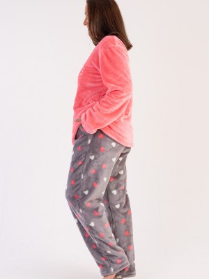 Woman Soft Fleece All Day Pyjama Set Woman Soft Fleece All Day Pyjama Set