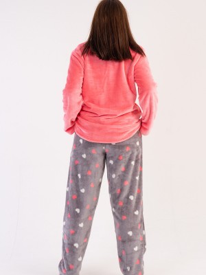 Woman Soft Fleece All Day Pyjama Set Woman Soft Fleece All Day Pyjama Set