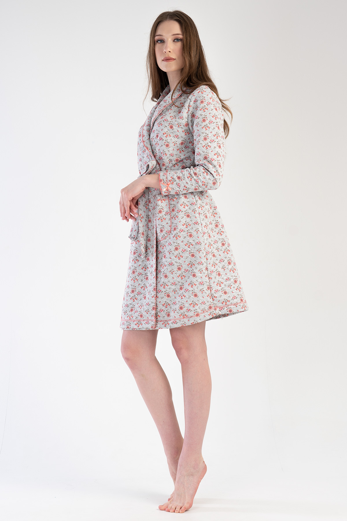 Woman Yare Quilting Dressing Gown Woman Yare Quilting Dressing Gown