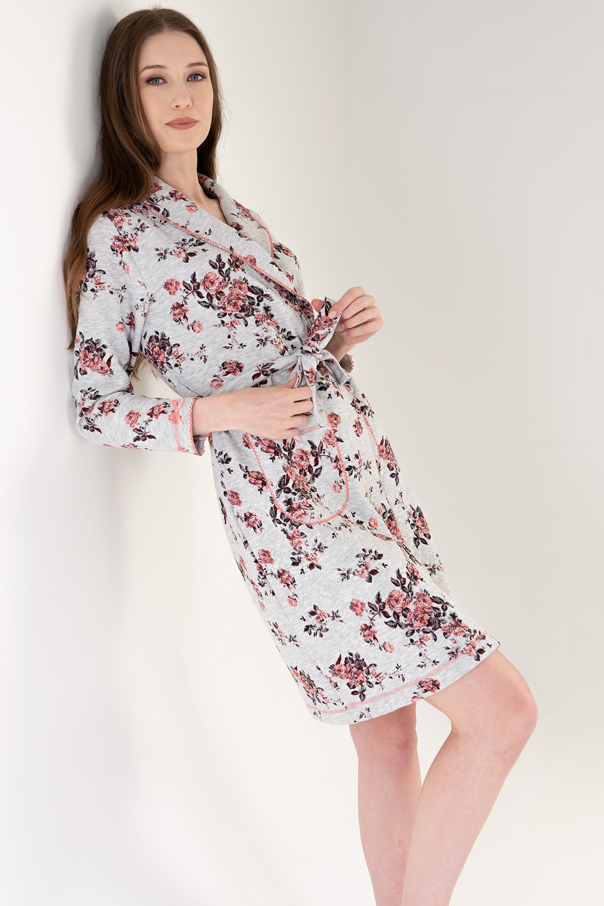Woman Sare Quilting Dressing Gown Woman Sare Quilting Dressing Gown