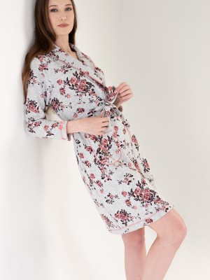 Woman Sare Quilting Dressing Gown Woman Sare Quilting Dressing Gown
