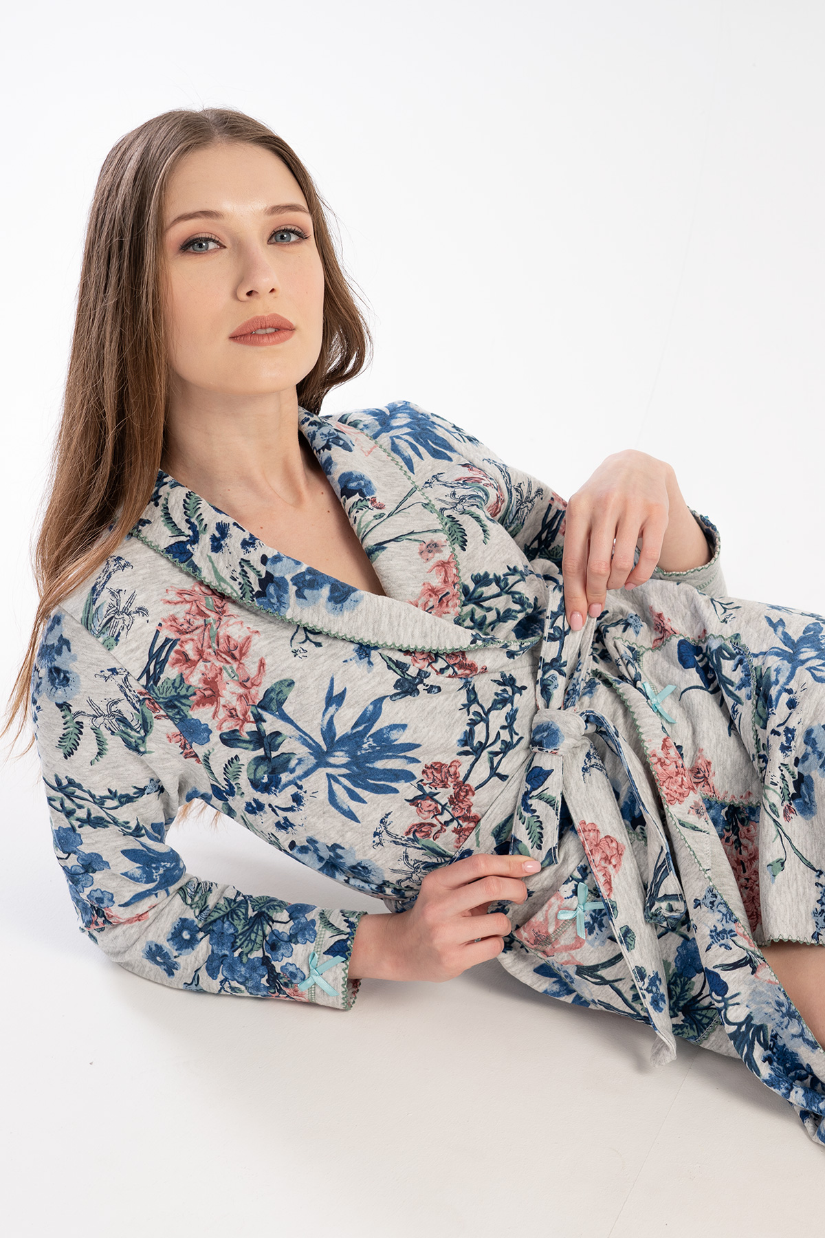 Woman Mare Quilting Dressing Gown Woman Mare Quilting Dressing Gown