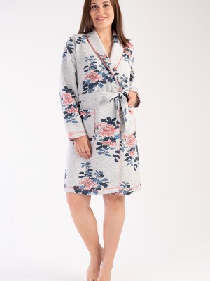 Woman Quilting Big Size Dressing Gown Woman Quilting Big Size Dressing Gown