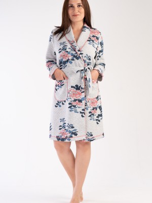 Woman Quilting Big Size Dressing Gown Woman Quilting Big Size Dressing Gown