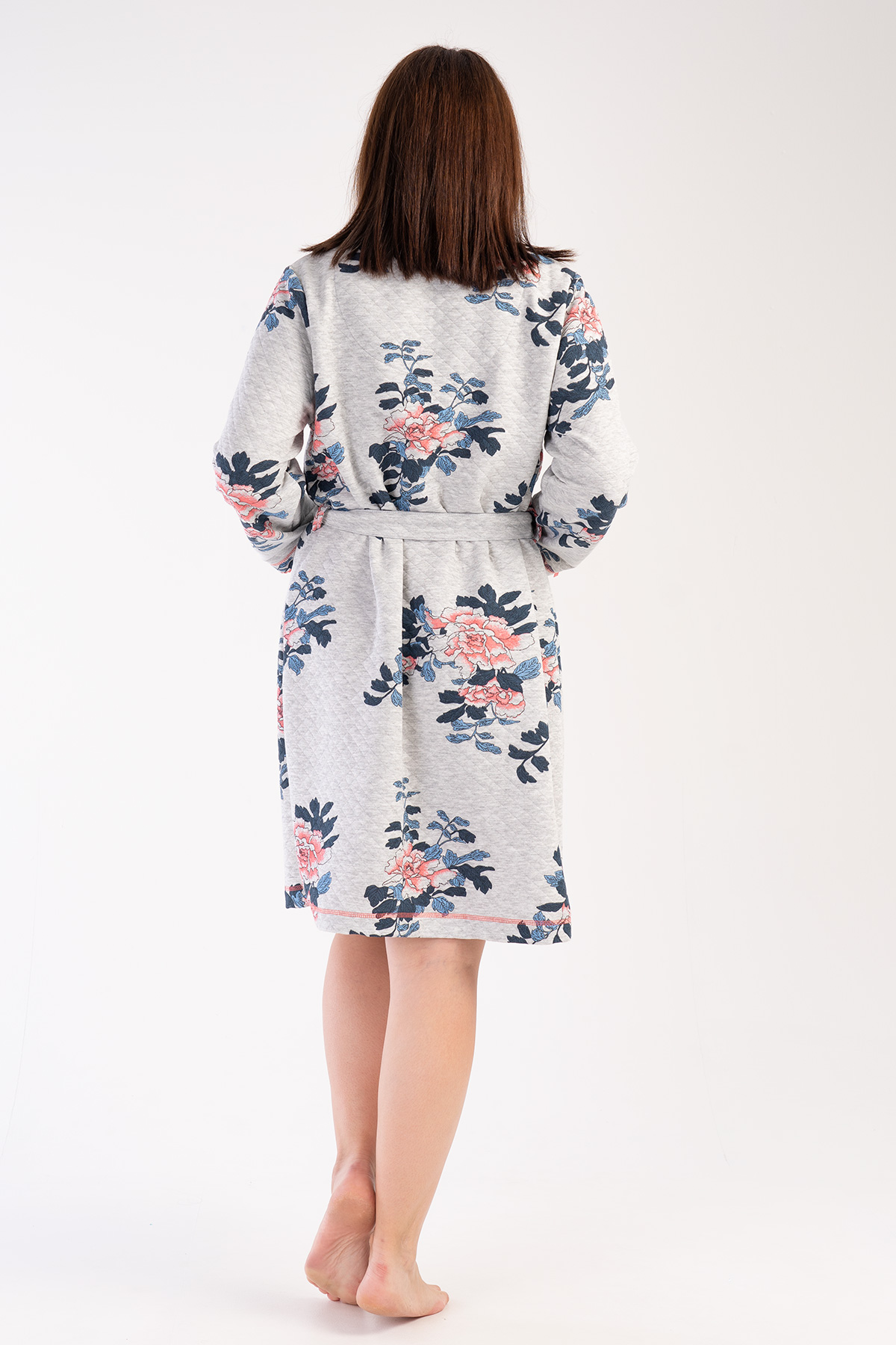 Woman Quilting Big Size Dressing Gown Woman Quilting Big Size Dressing Gown