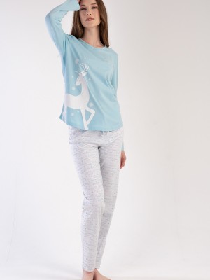 Woman Supreme Crystal Blue Pyjama Set Woman Supreme Crystal Blue Pyjama Set