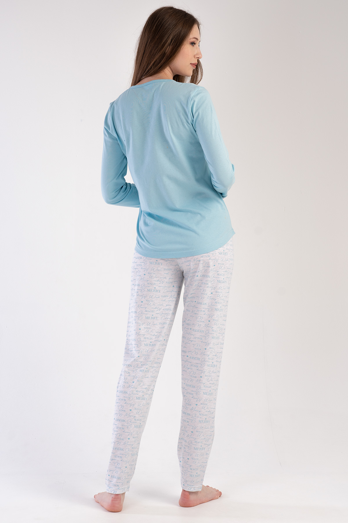 Woman Supreme Crystal Blue Pyjama Set Woman Supreme Crystal Blue Pyjama Set