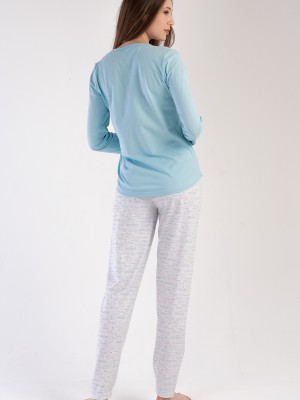 Woman Supreme Crystal Blue Pyjama Set Woman Supreme Crystal Blue Pyjama Set