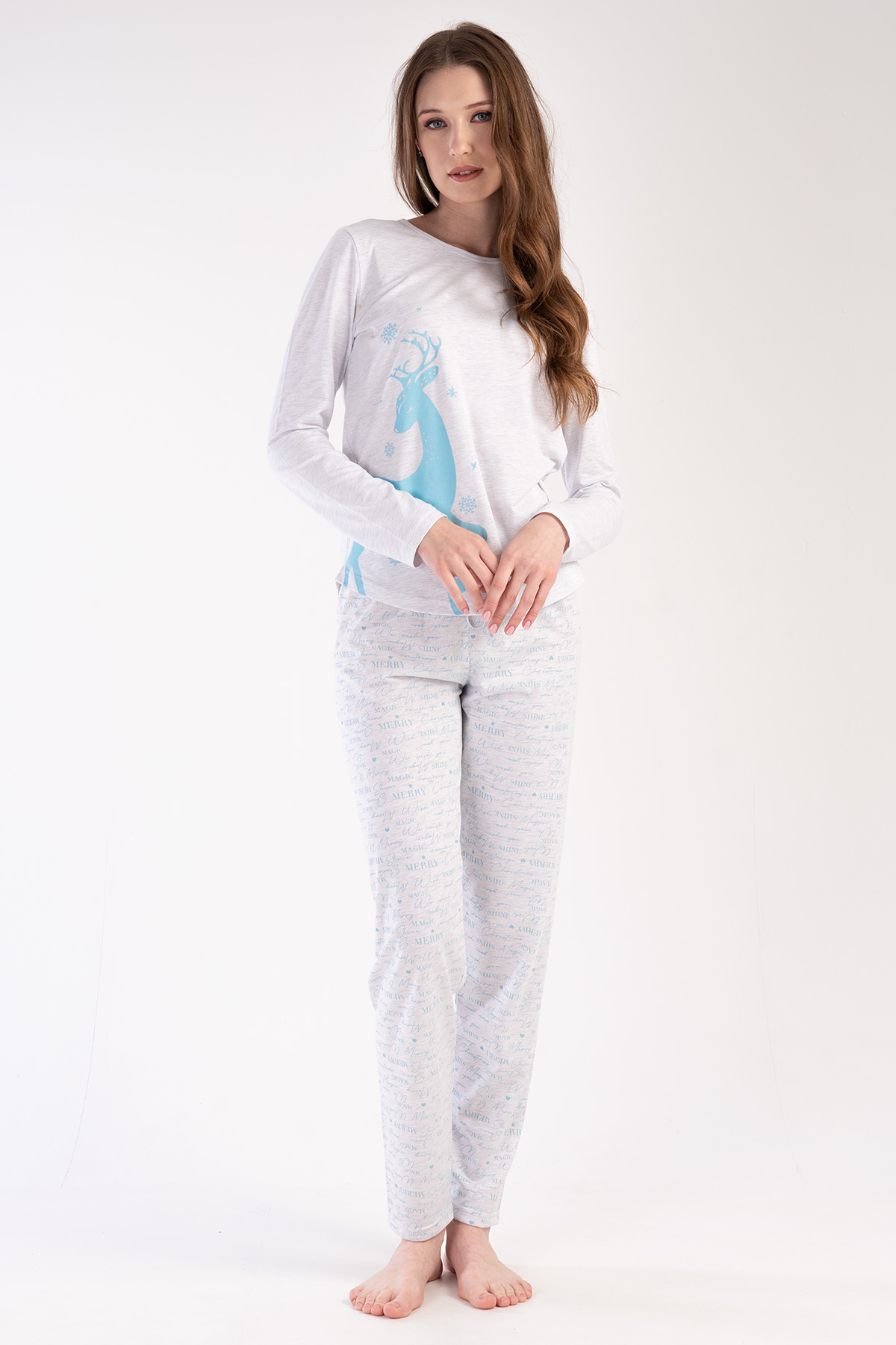Woman Supreme Crystal Blue Pyjama Set Woman Supreme Crystal Blue Pyjama Set