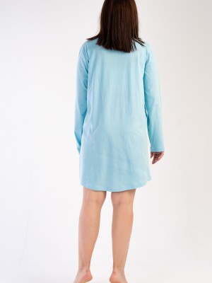 Woman Big Size Crystal Blue Tunic Woman Big Size Crystal Blue Tunic