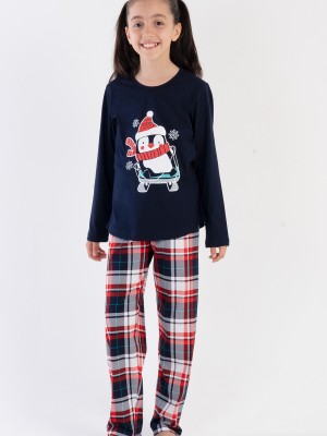 Kids' Girl Snowy Christmas Pyjama Set Kids' Girl Snowy Christmas Pyjama Set