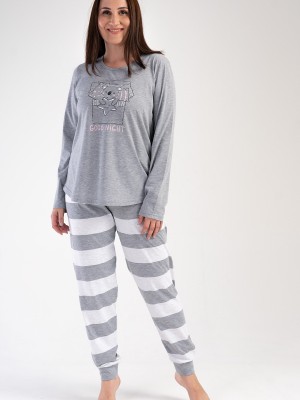 Woman Big Size Good Night Pyjama Set Woman Big Size Good Night Pyjama Set