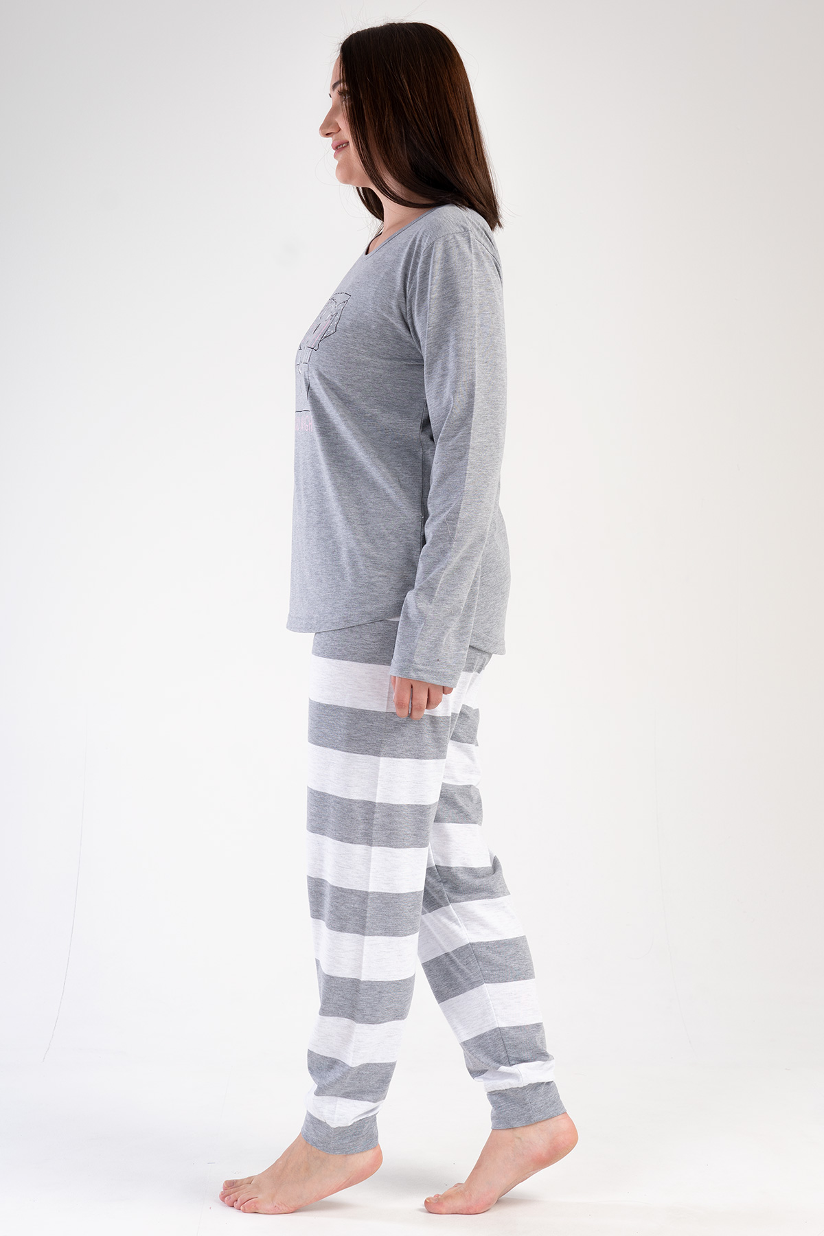 Woman Big Size Good Night Pyjama Set Woman Big Size Good Night Pyjama Set