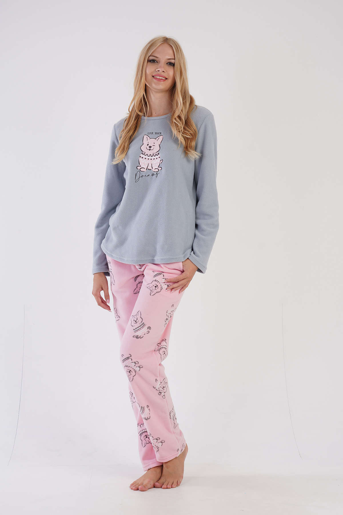 Woman Fleece Lighty Pyjama Set Woman Fleece Lighty Pyjama Set