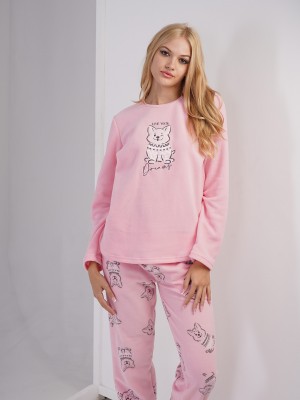 Woman Fleece Lighty Pyjama Set Woman Fleece Lighty Pyjama Set