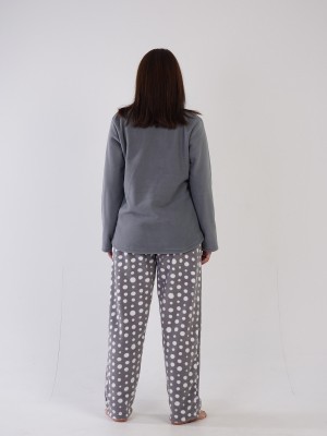 Woman Fleece Big Size Cute Pyjama Set Woman Fleece Big Size Cute Pyjama Set