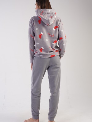 Woman Tenna Fleece Christmas Pyjama Set Woman Tenna Fleece Christmas Pyjama Set