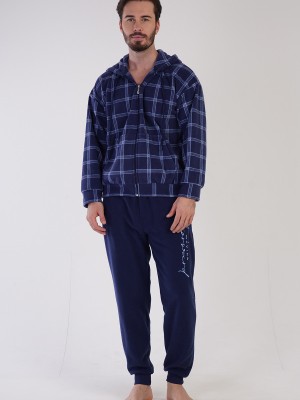 Man Indigo Fleece Pyjama Set Man Indigo Fleece Pyjama Set
