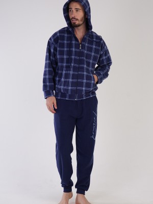 Man Indigo Fleece Pyjama Set Man Indigo Fleece Pyjama Set