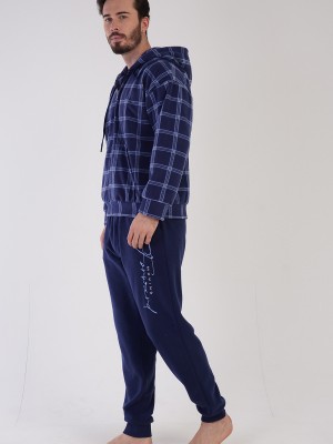 Man Indigo Fleece Pyjama Set Man Indigo Fleece Pyjama Set