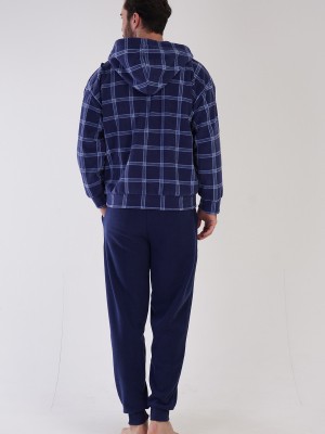 Man Indigo Fleece Pyjama Set Man Indigo Fleece Pyjama Set