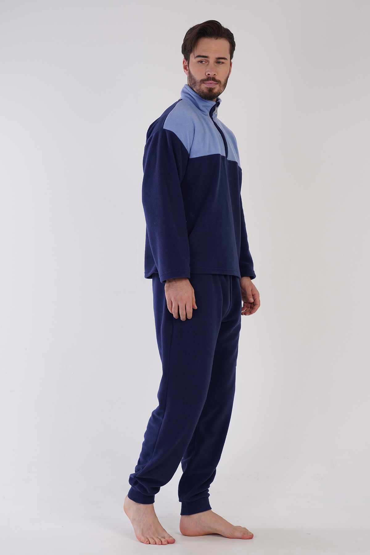 Man Fleece Indigo Pyjama Set Man Fleece Indigo Pyjama Set