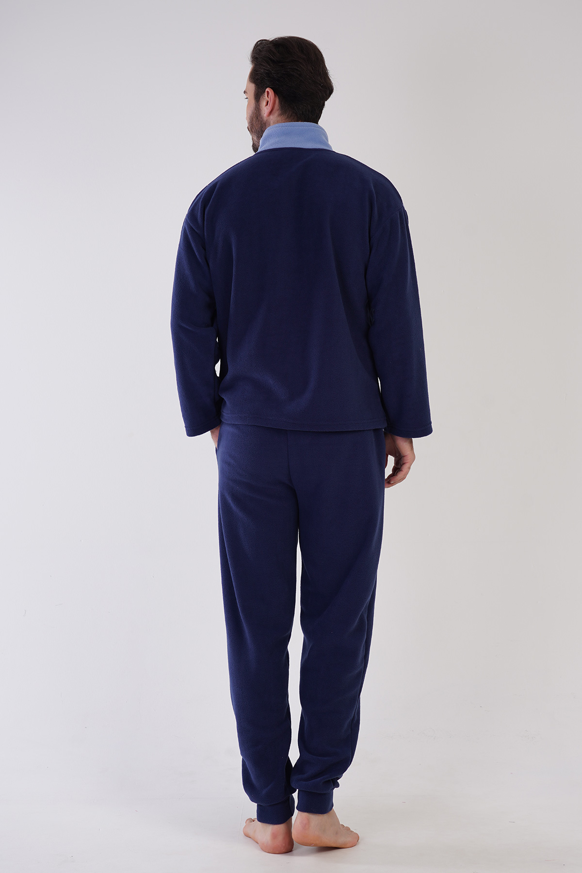 Man Fleece Indigo Pyjama Set Man Fleece Indigo Pyjama Set