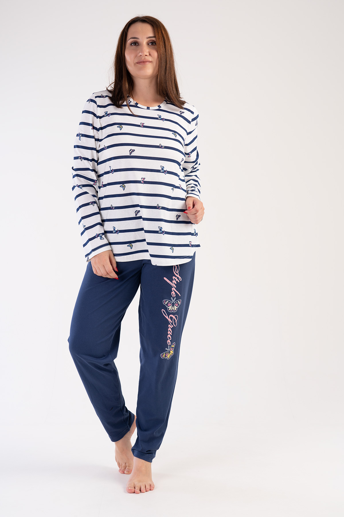 Woman Supreme Big Size Cotton Pyjama Set Woman Supreme Big Size Cotton Pyjama Set