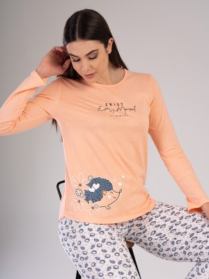 Woman Supreme Hedhedog Pattern Pyjama Set Woman Supreme Hedhedog Pattern Pyjama Set