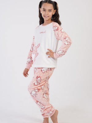 Kids' Girl Soft Fleece Sweet Pyjama Set Kids' Girl Soft Fleece Sweet Pyjama Set