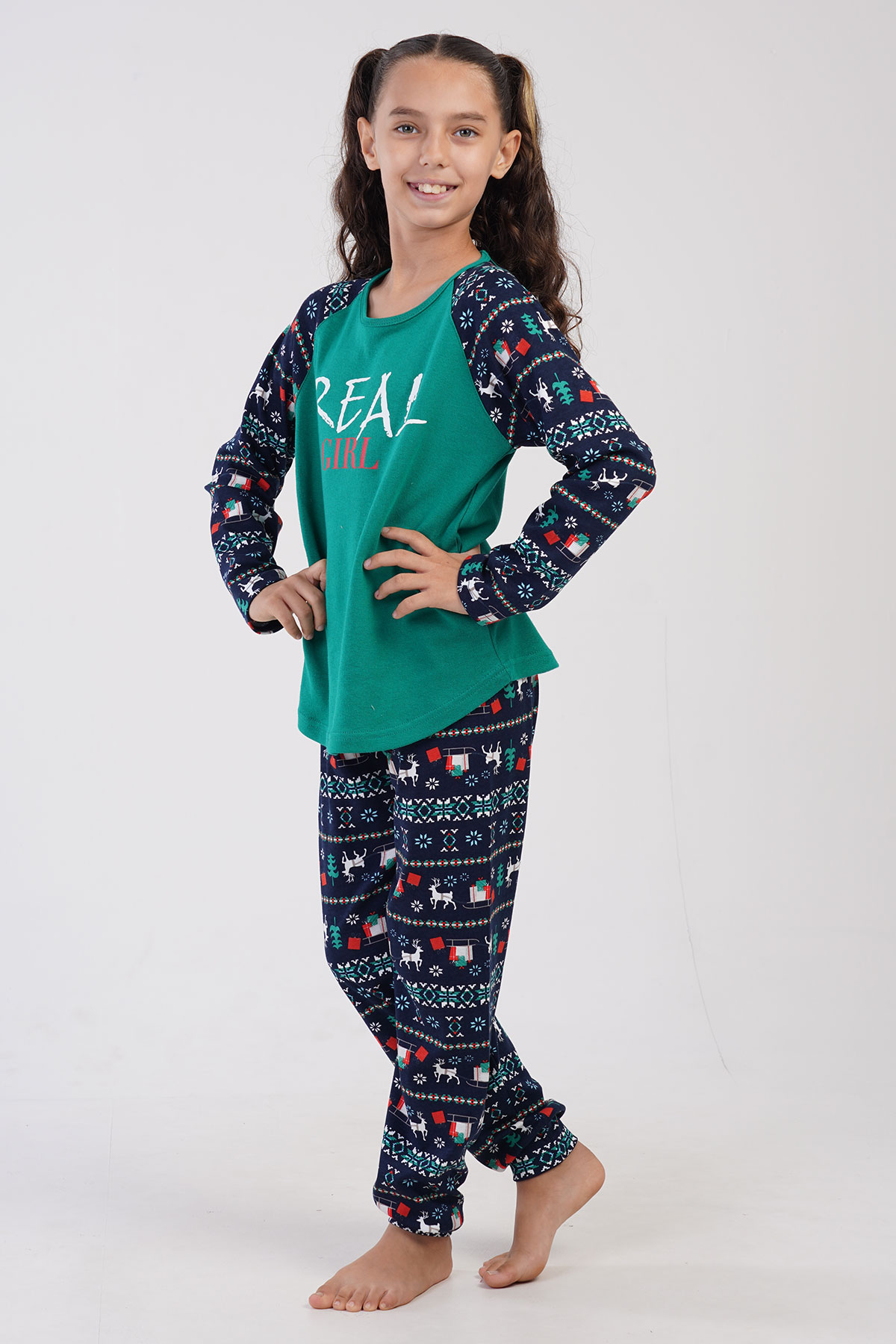 Kids' Girl Realy Christmas Pyjama Set Kids' Girl Realy Christmas Pyjama Set