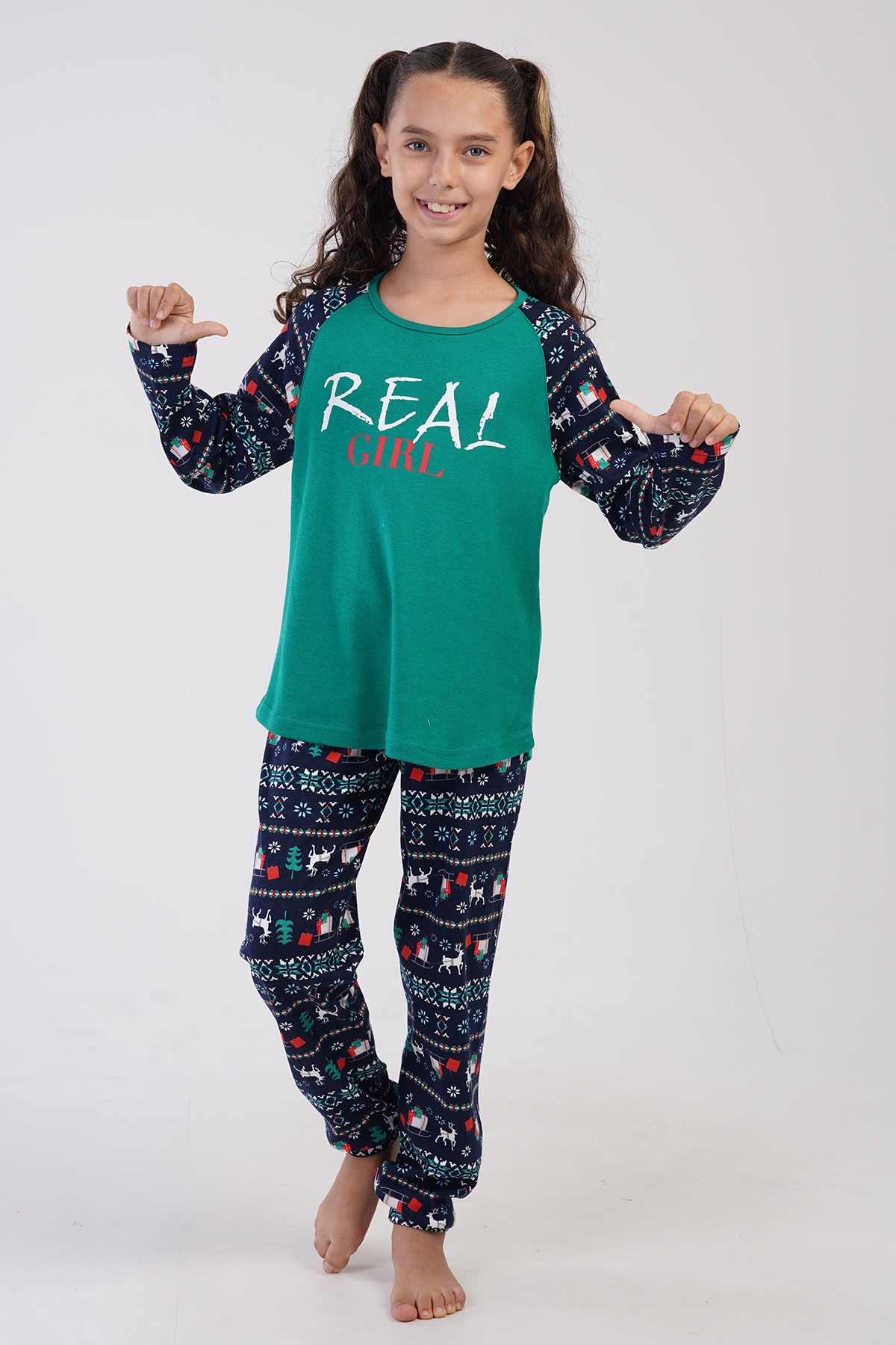 Kids' Girl Realy Christmas Pyjama Set Kids' Girl Realy Christmas Pyjama Set