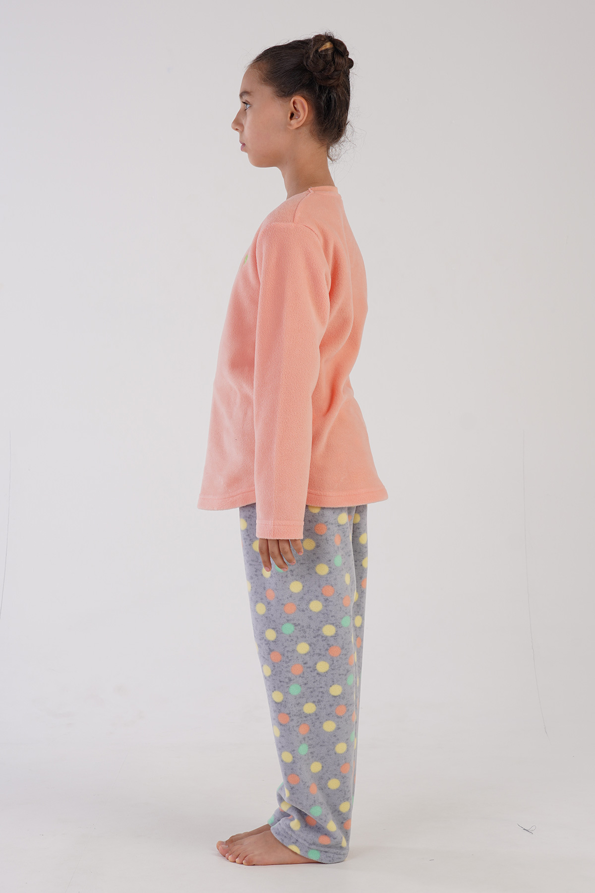Kids' Fleece Colorful Polka Dot Pyjama Set Kids' Fleece Colorful Polka Dot Pyjama Set