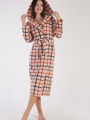 Woman Fleece Cute Dressing Gown Woman Fleece Cute Dressing Gown