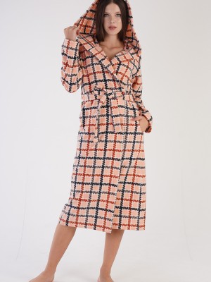 Woman Fleece Cute Dressing Gown Woman Fleece Cute Dressing Gown