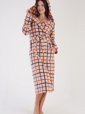 Woman Fleece Cute Dressing Gown Woman Fleece Cute Dressing Gown