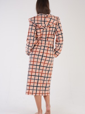 Woman Fleece Cute Dressing Gown Woman Fleece Cute Dressing Gown