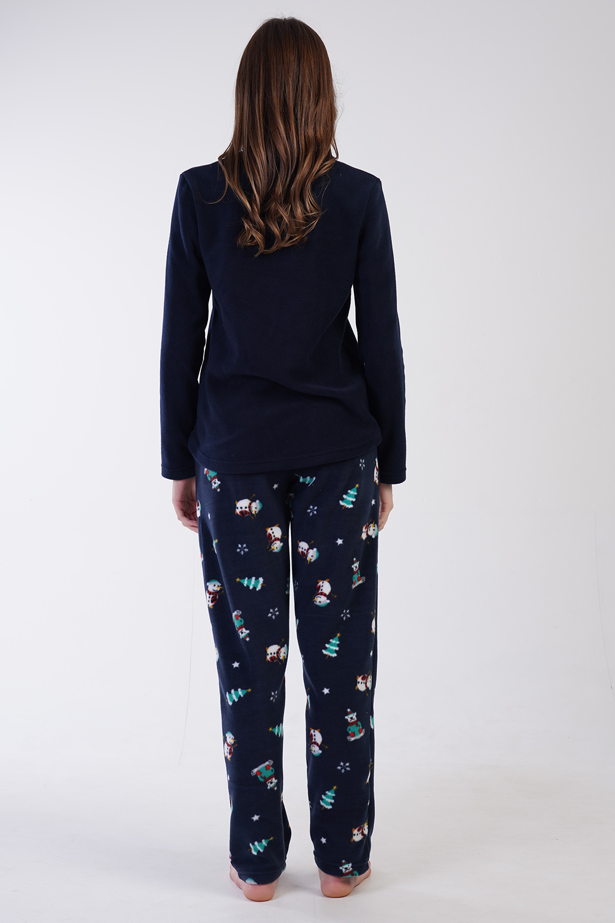 Woman Gella Christmas Fleece Pyjama Set Woman Gella Christmas Fleece Pyjama Set
